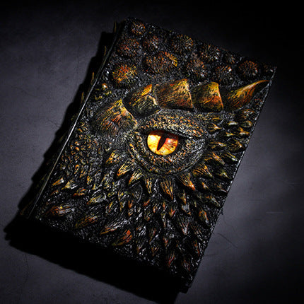 3D Dragon Embossed Diary