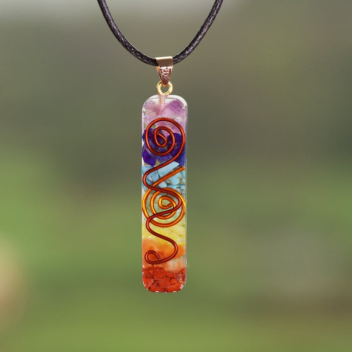 Rainbow Chakra Energy Necklace