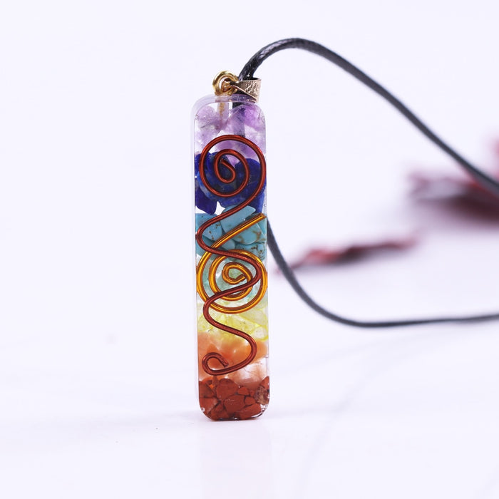 Rainbow Chakra Energy Necklace